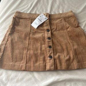 Brand new Zara corduroy skirt